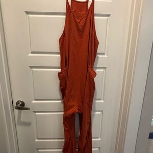 Women's Rust Jumpsuit
